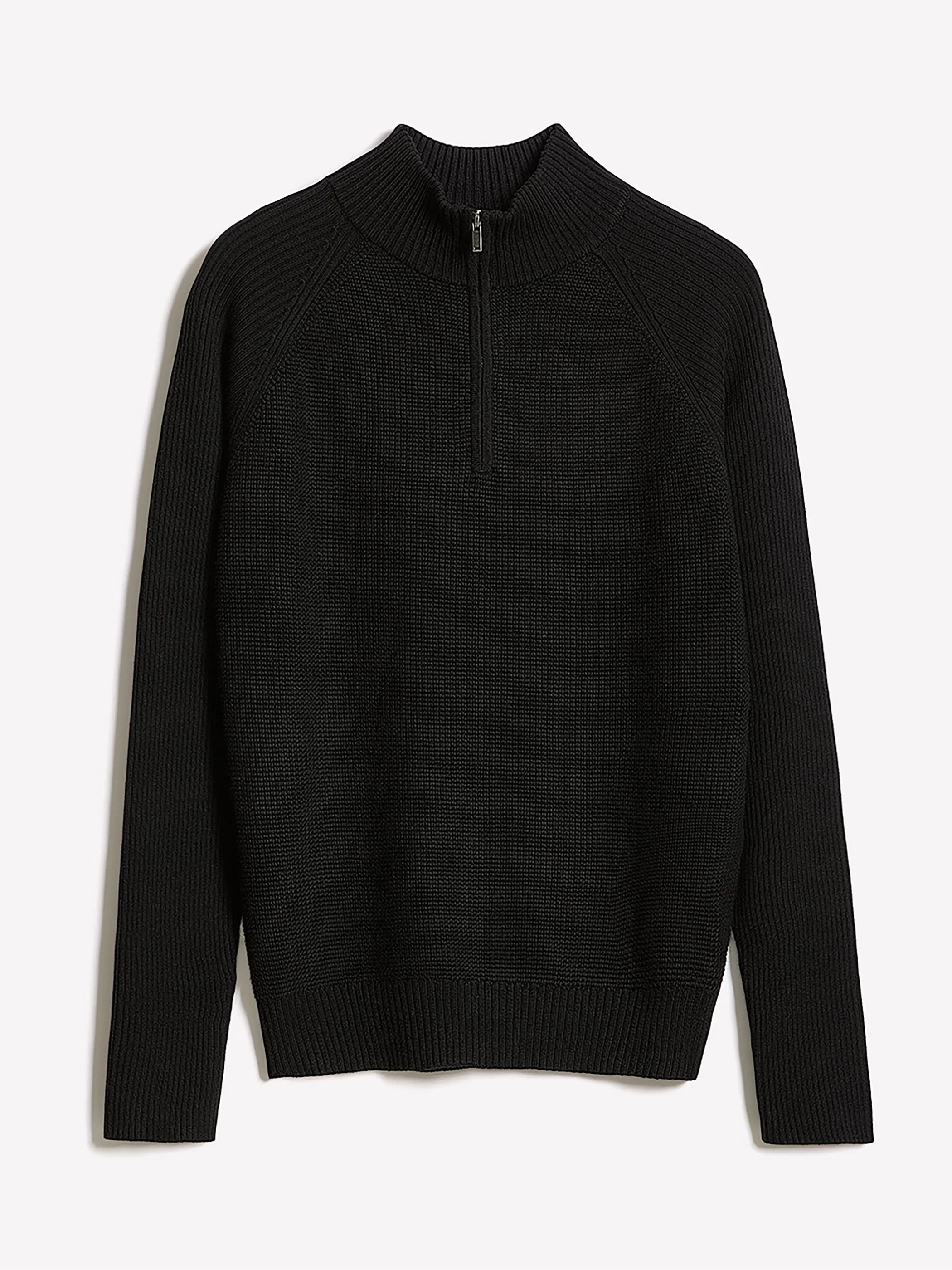 Long-Sleeve Half-Zip Mock-Neck Sweater sold by RW&CO. product image thumbnail 4