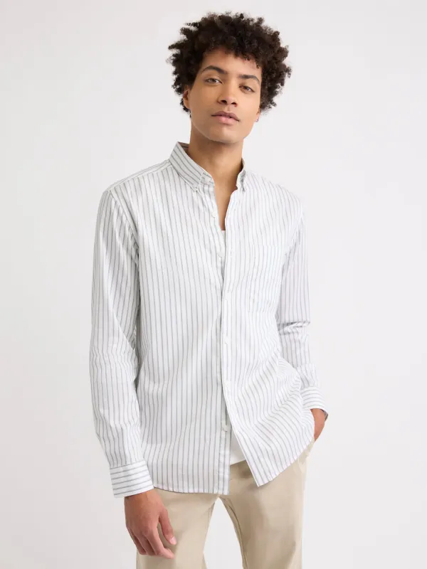 Striped Long-Sleeve Shirt sold by RW&CO.