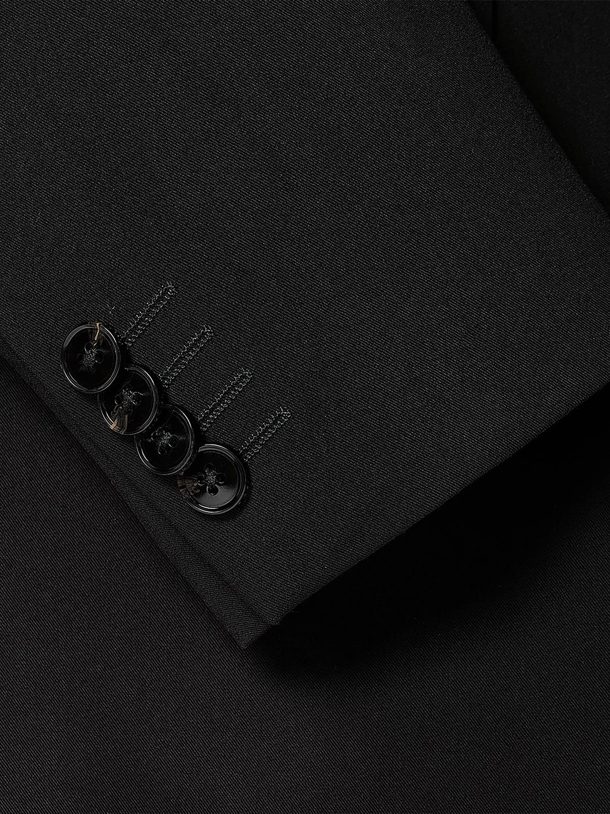 Slim Fit Black Core Blazer sold by RW&CO. product image thumbnail 5