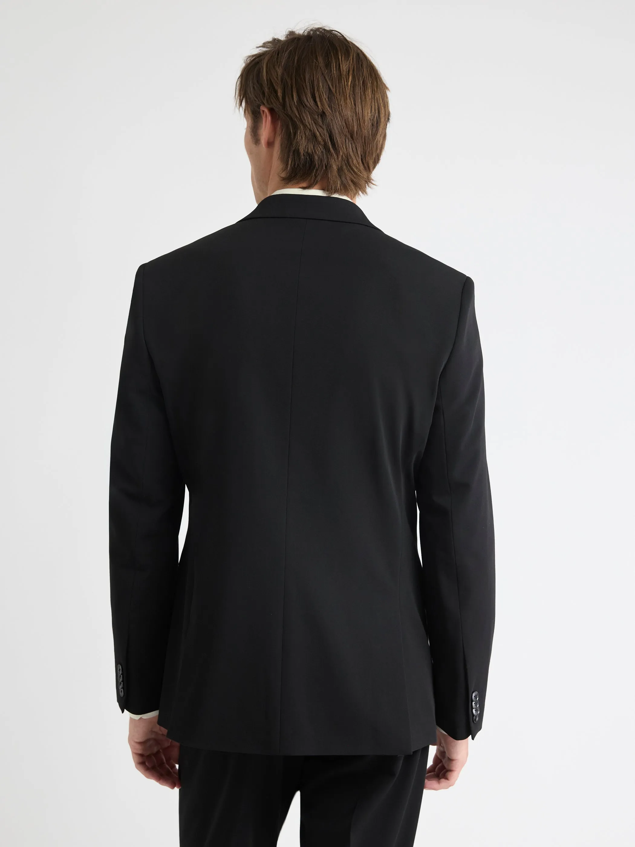 Slim Fit Black Core Blazer sold by RW&CO. product image thumbnail 3