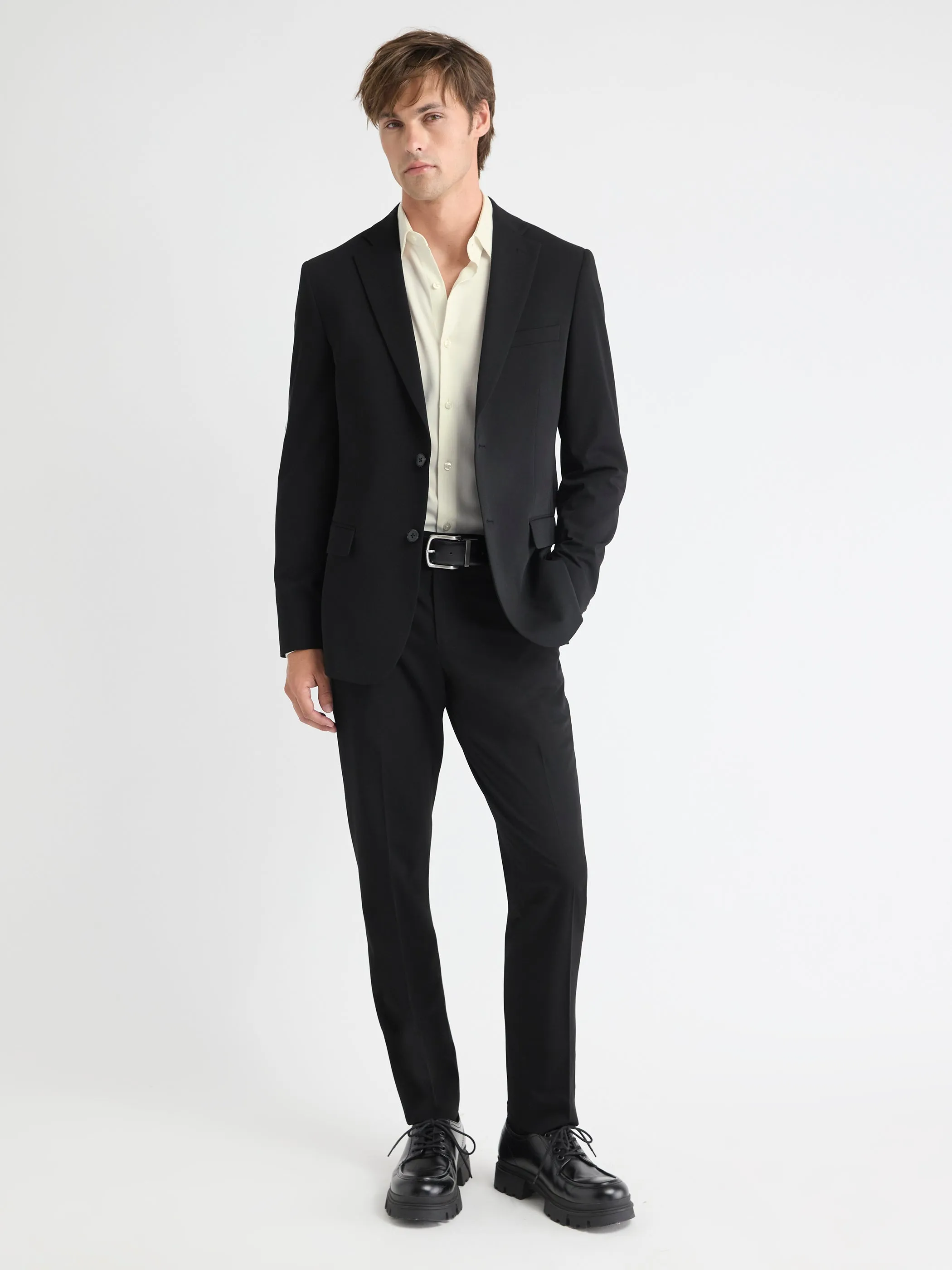 Slim Fit Black Core Blazer sold by RW&CO.