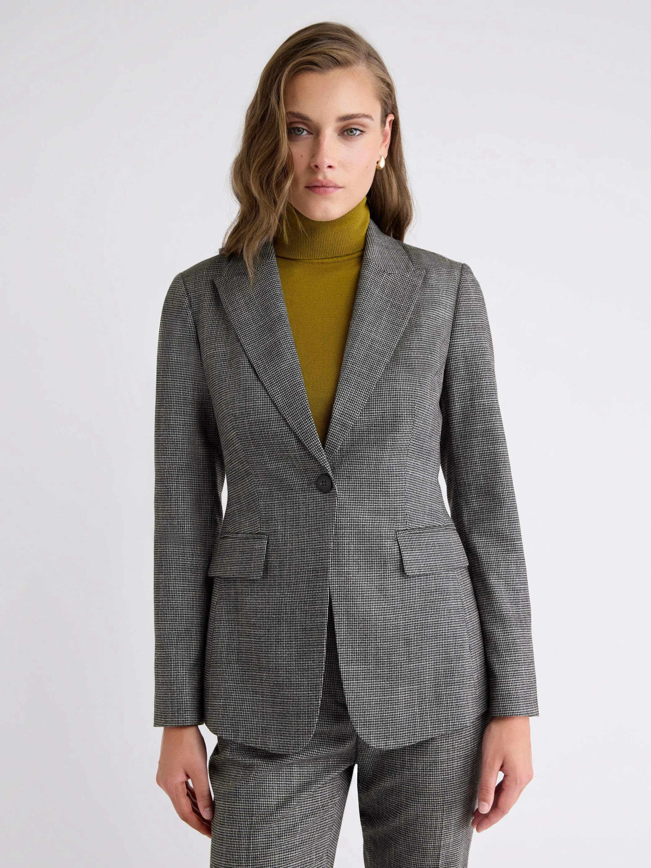 One-Button Fitted Blazer sold by RW&CO. product image thumbnail 2