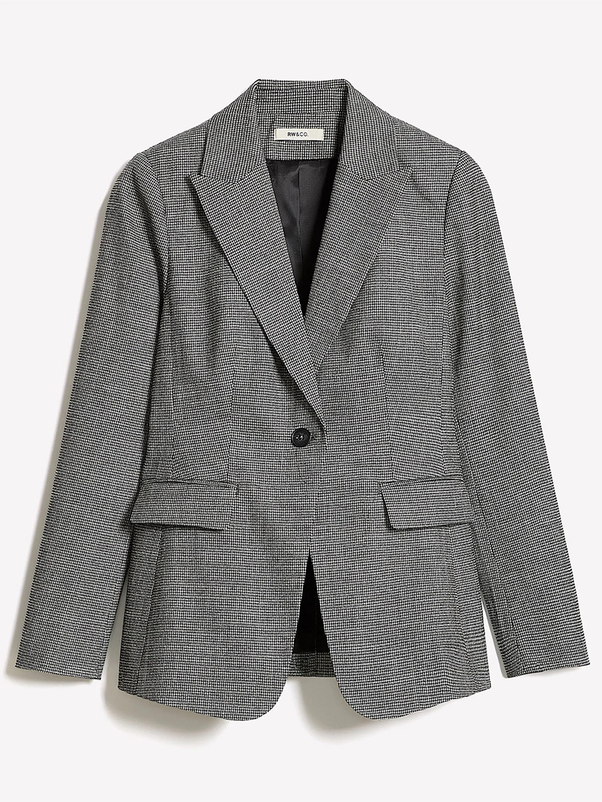 One-Button Fitted Blazer sold by RW&CO. product image thumbnail 4