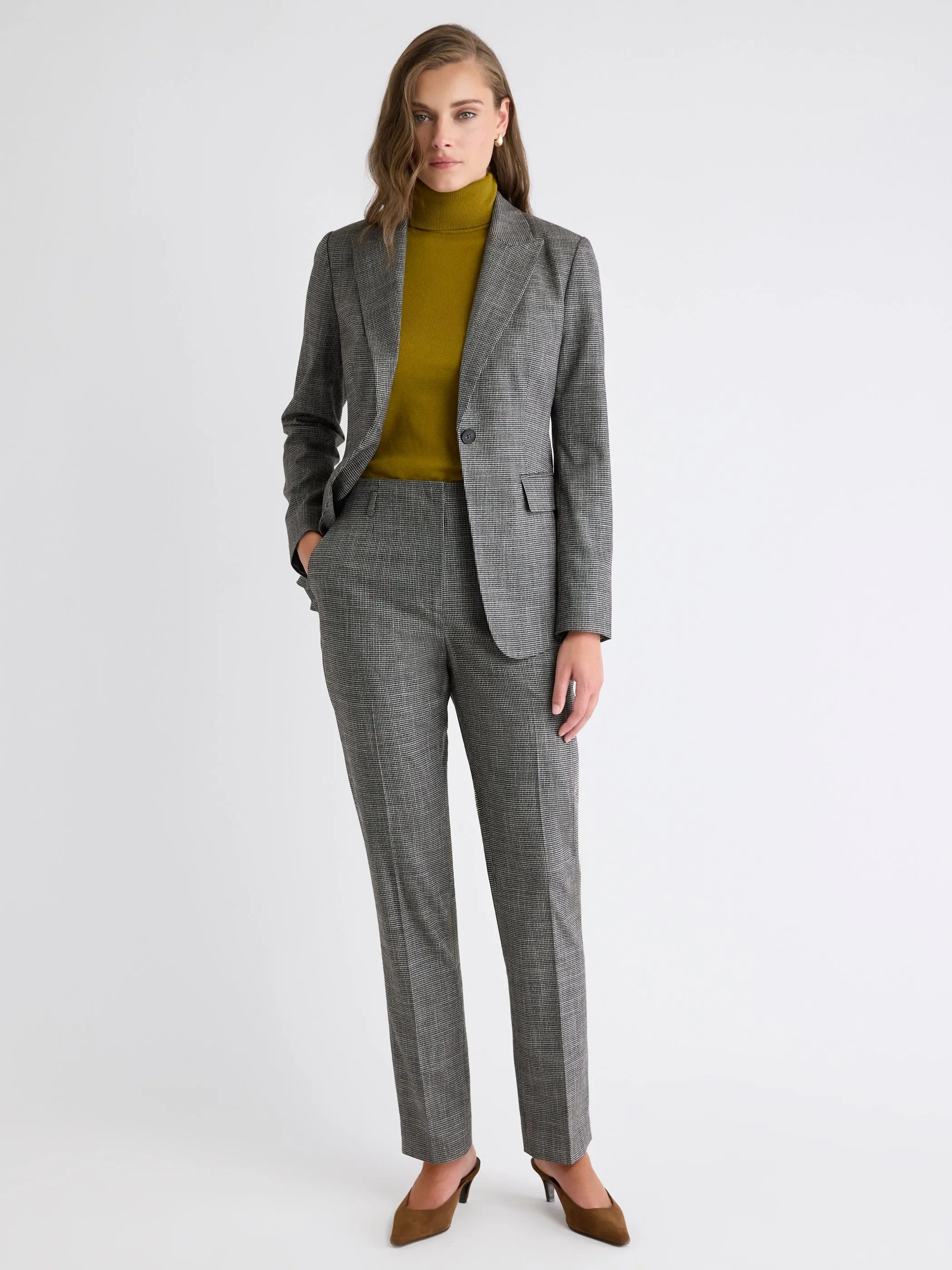 One-Button Fitted Blazer sold by RW&CO.