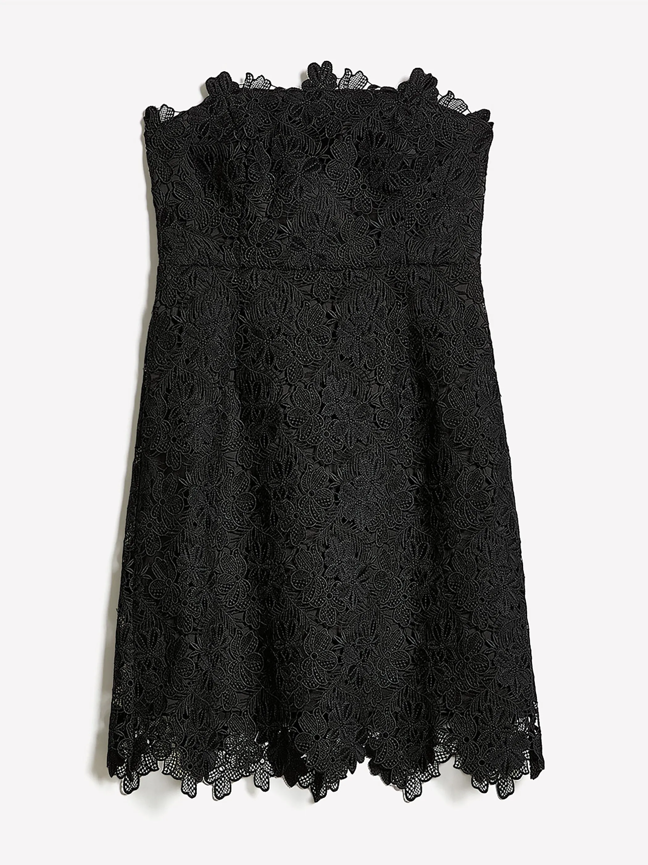 3D Lace Sleeveless Mini Dress sold by RW&CO. product image thumbnail 4