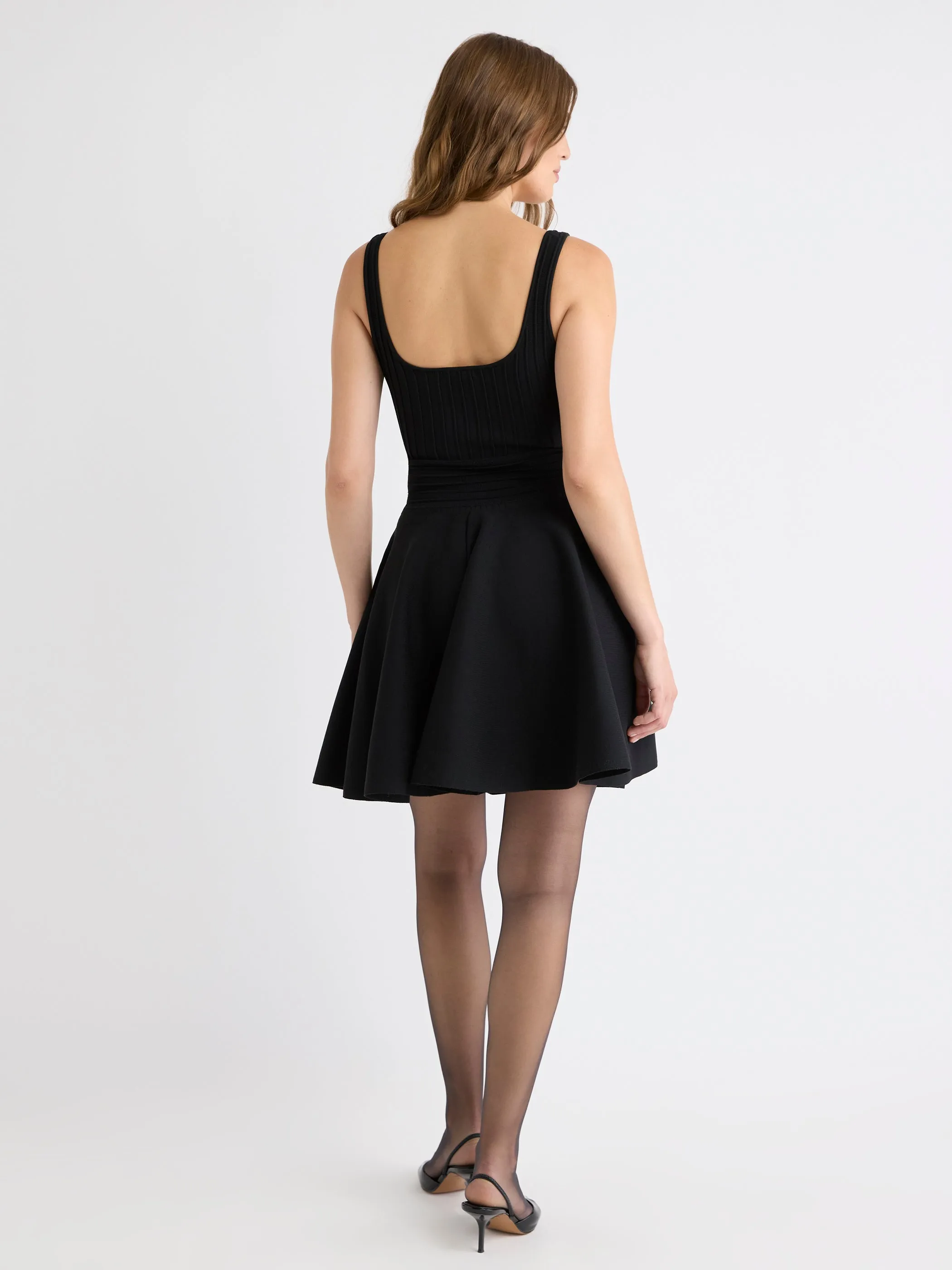 Sleeveless Square-Neck Mini Dress sold by RW&CO. product image thumbnail 3