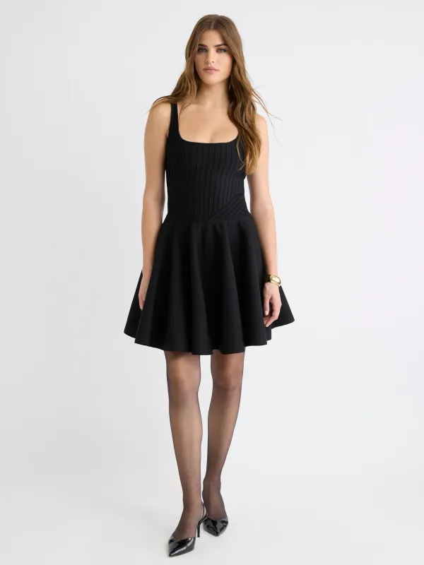 Sleeveless Square-Neck Mini Dress sold by RW&CO.