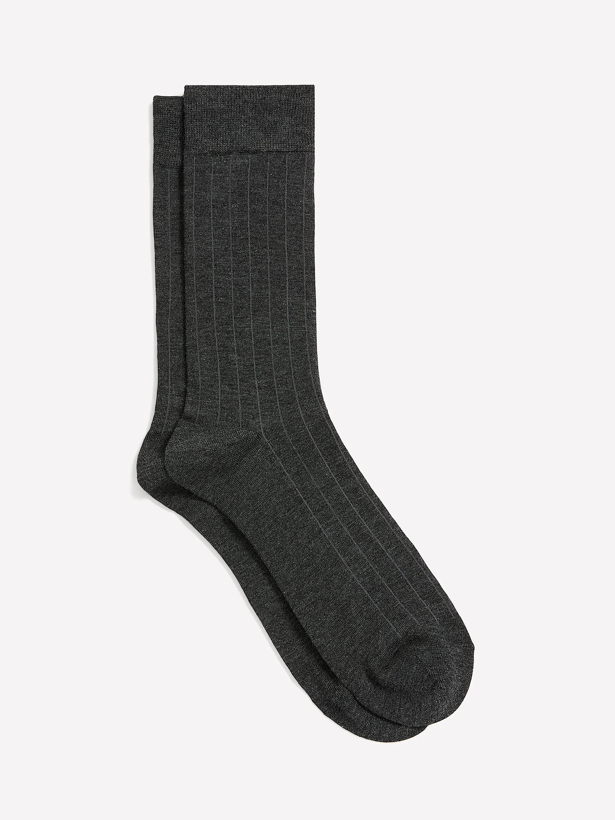 Grey Dress Socks with Striped Pattern sold by RW&CO.