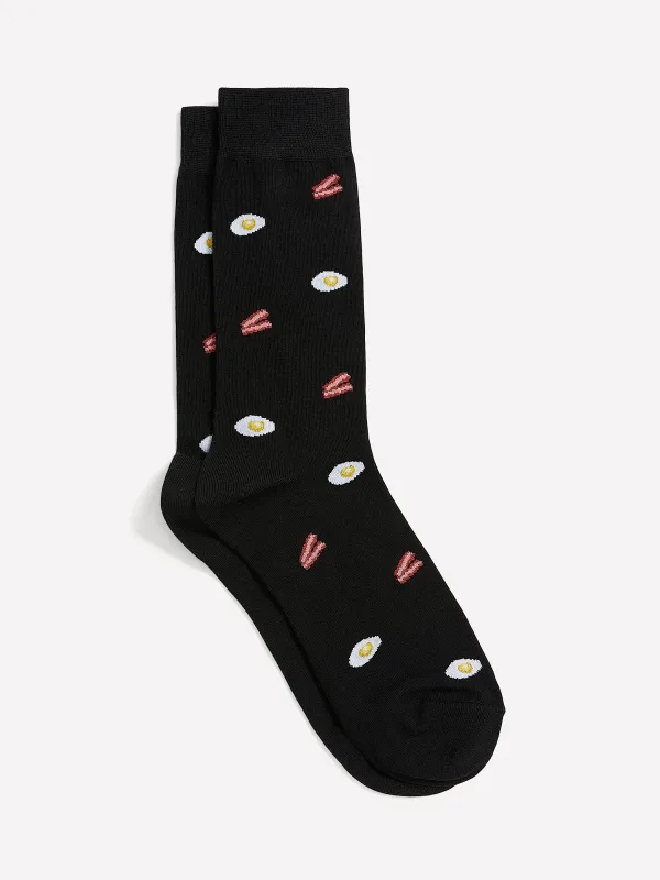 Eggs and Bacon Socks sold by RW&CO.