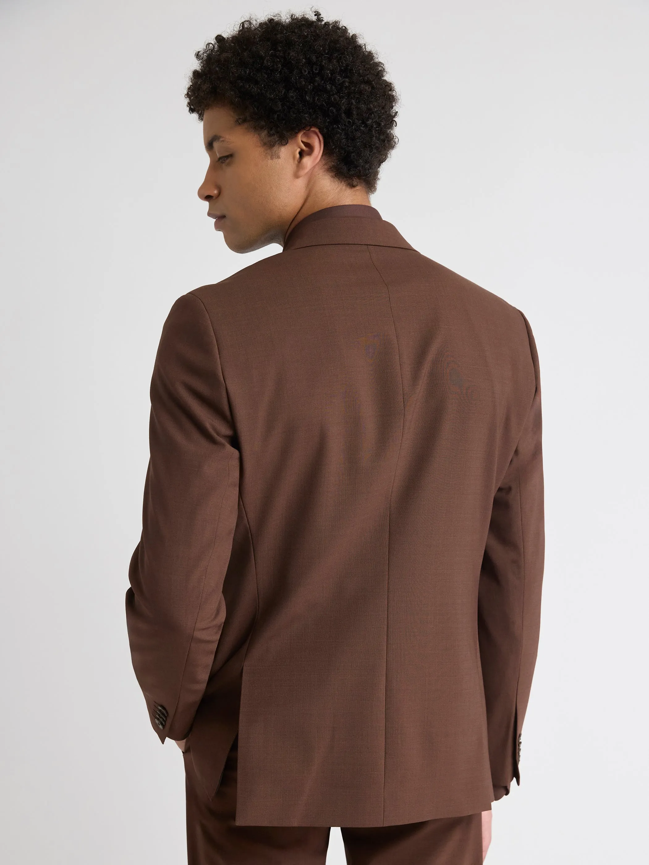 Slim-Fit Wool Suit Blazer sold by RW&CO. product image thumbnail 3