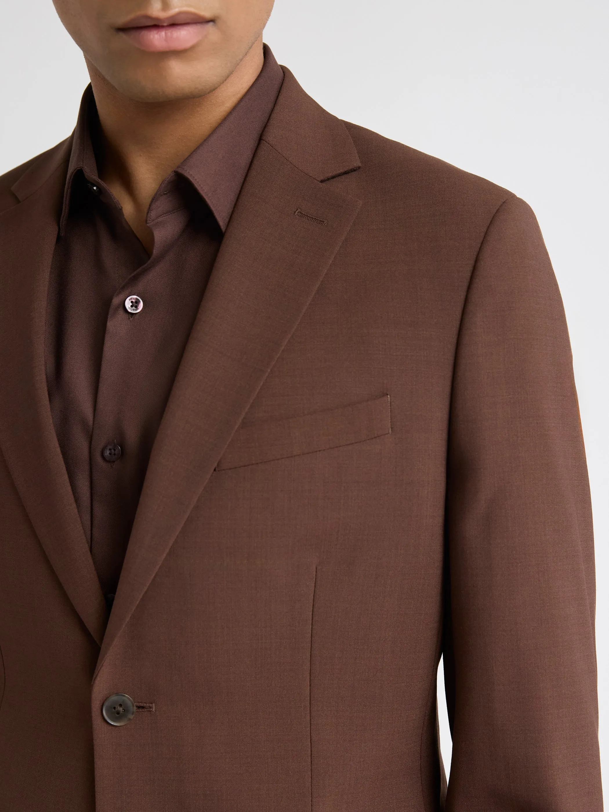 Slim-Fit Wool Suit Blazer sold by RW&CO. product image thumbnail 4
