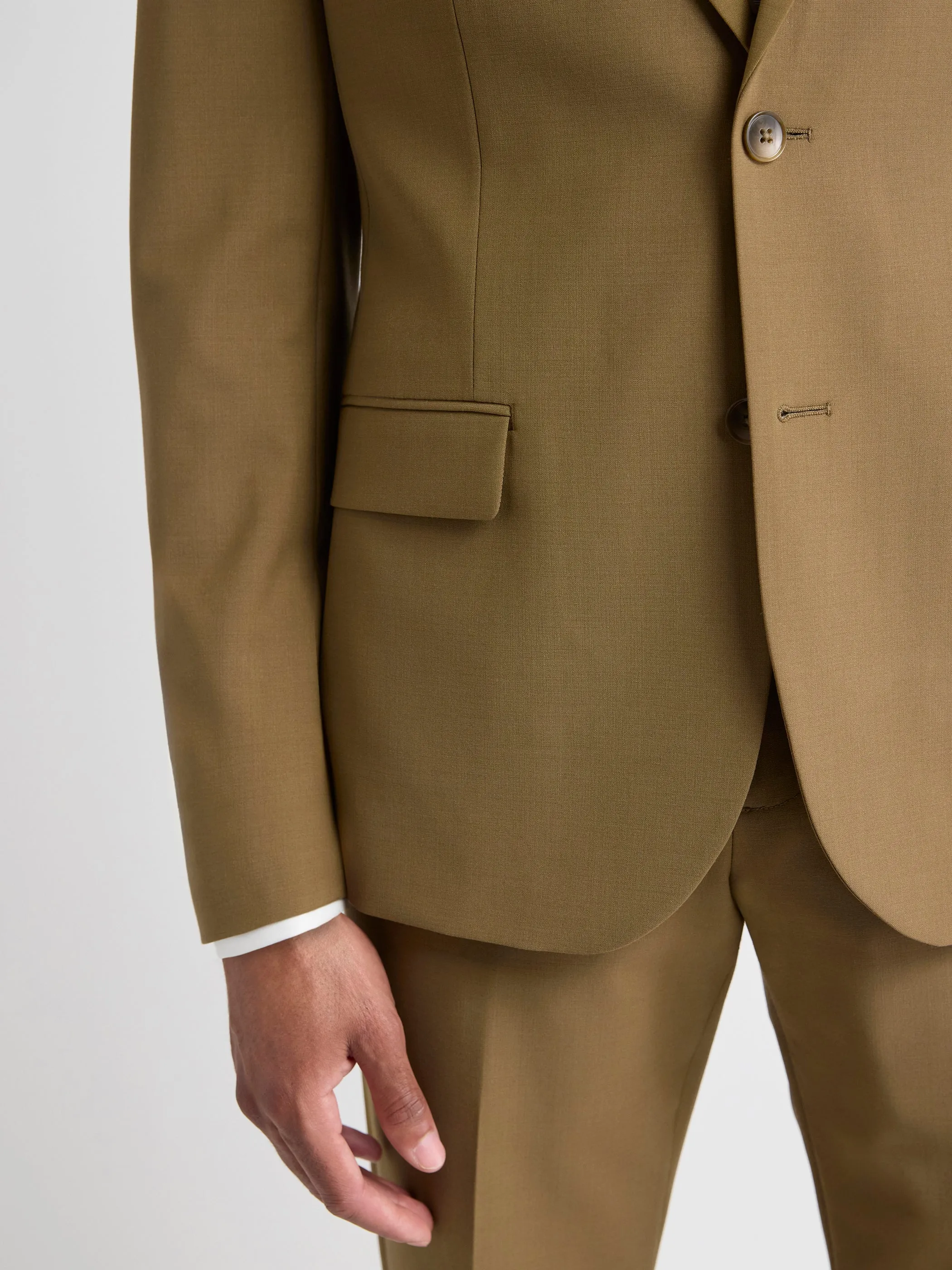 Slim-Fit Wool Suit Blazer sold by RW&CO. product image thumbnail 5