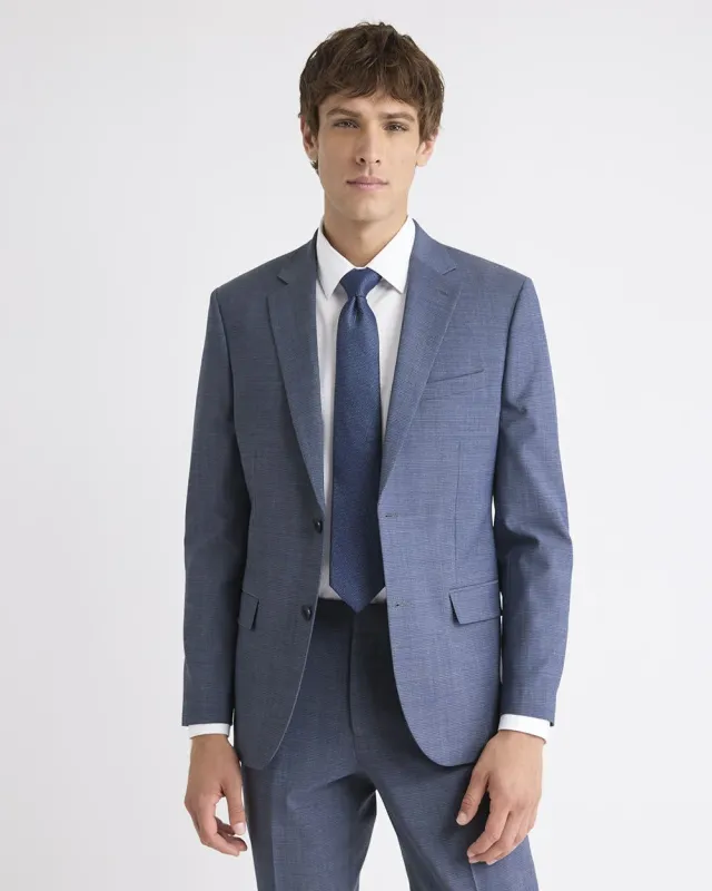 Slim-Fit Wool Check Suit Blazer sold by RW&CO.
