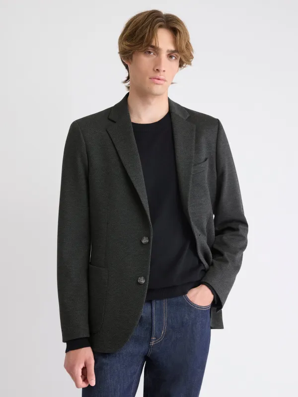 Slim-Fit Textured Knit Blazer sold by RW&CO.