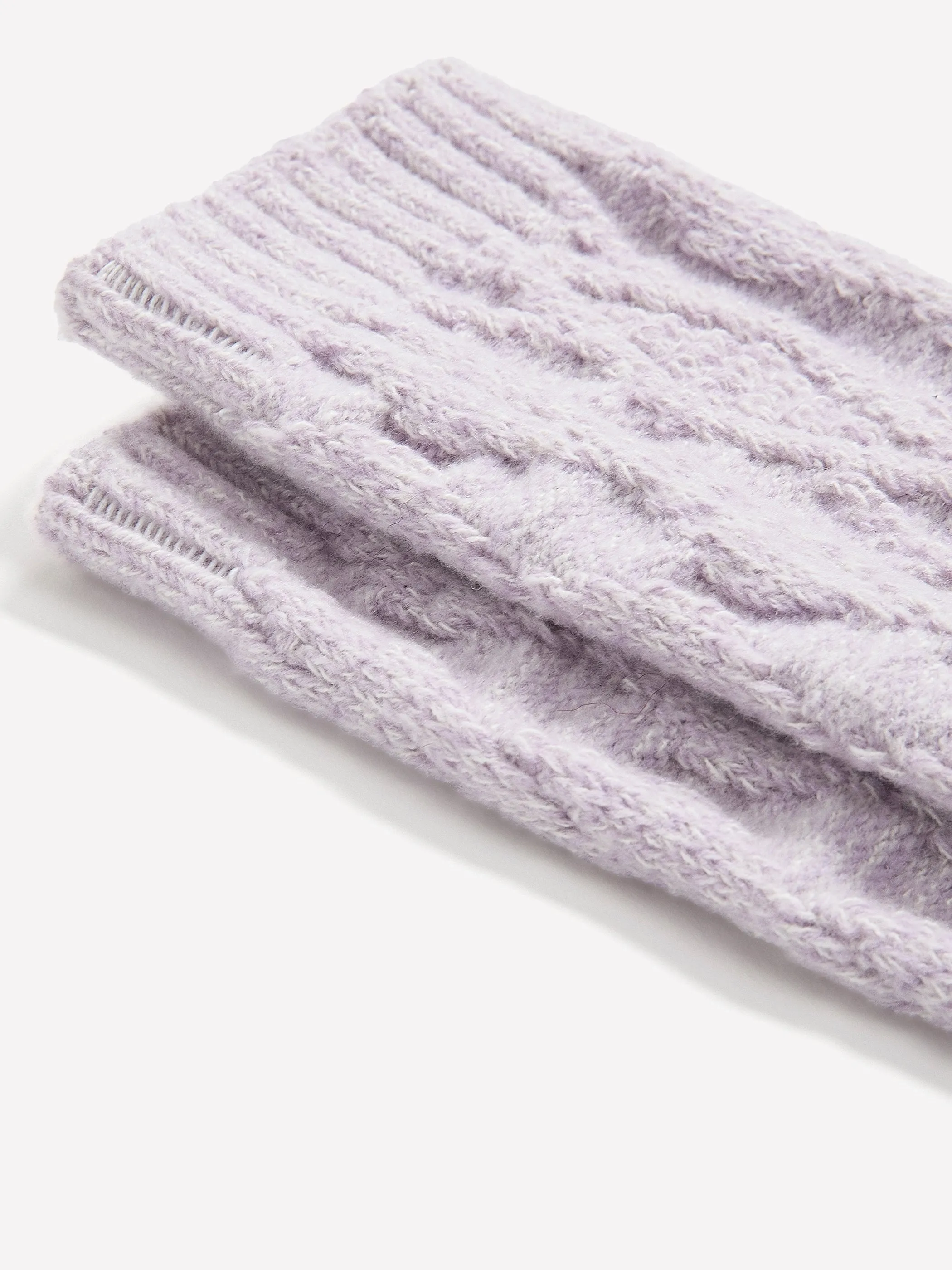 Super-Soft Crew Socks with Cable Stitches sold by RW&CO. product image thumbnail 5