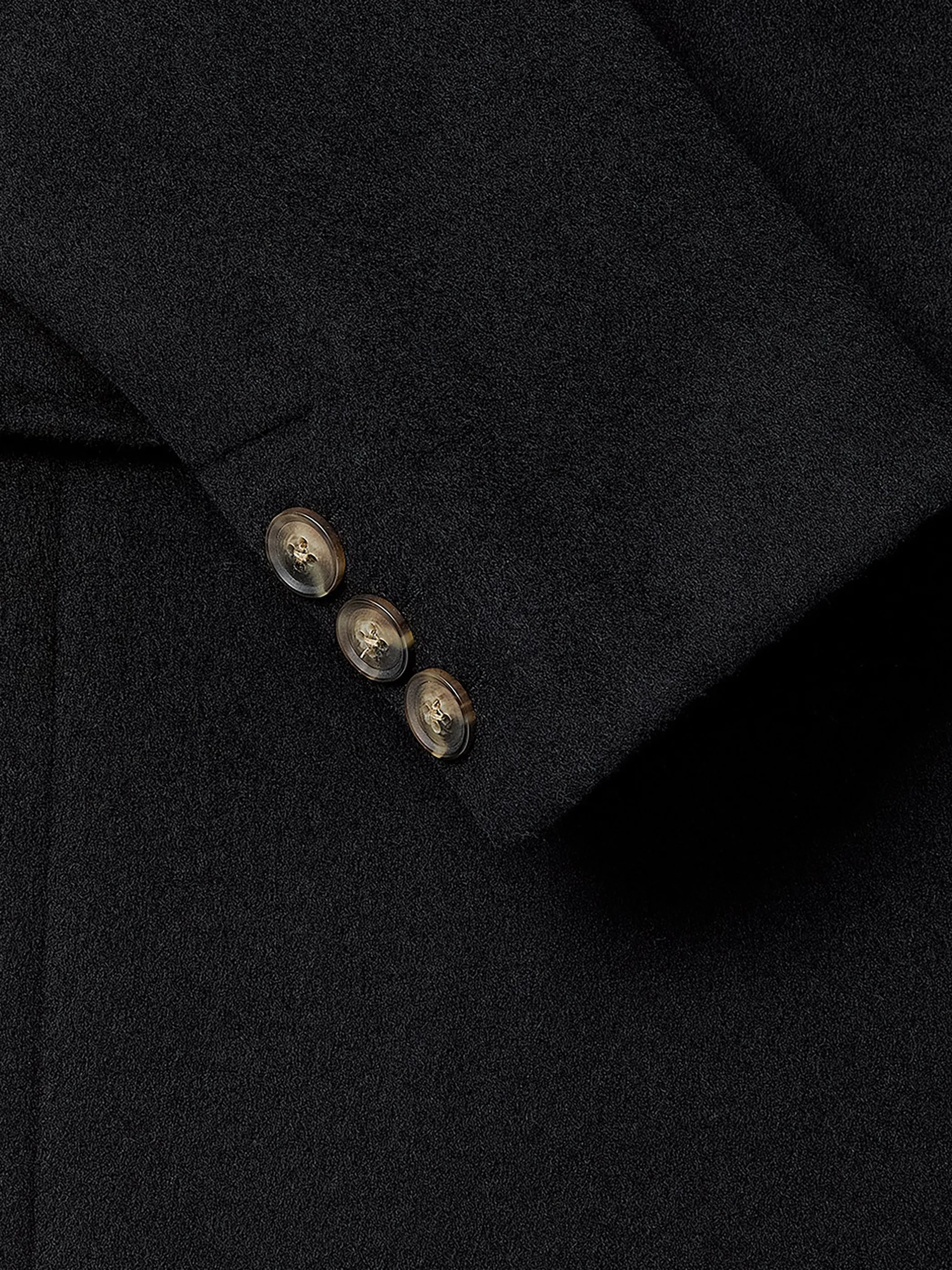 Wool-Blend Long Double-Breasted Coat sold by RW&CO. product image thumbnail 5