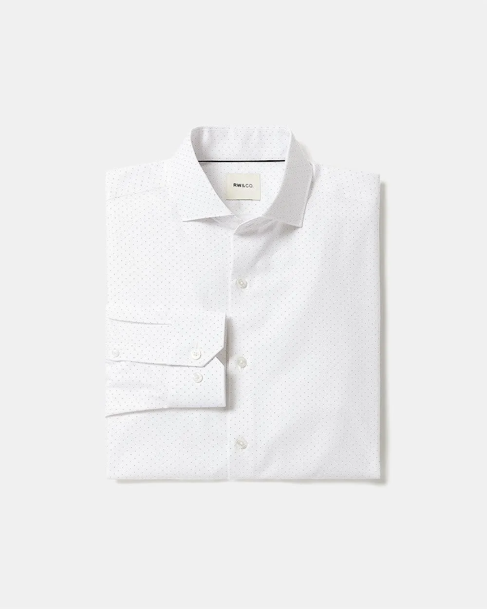 Dotted Regular-Fit Dress Shirt sold by RW&CO.
