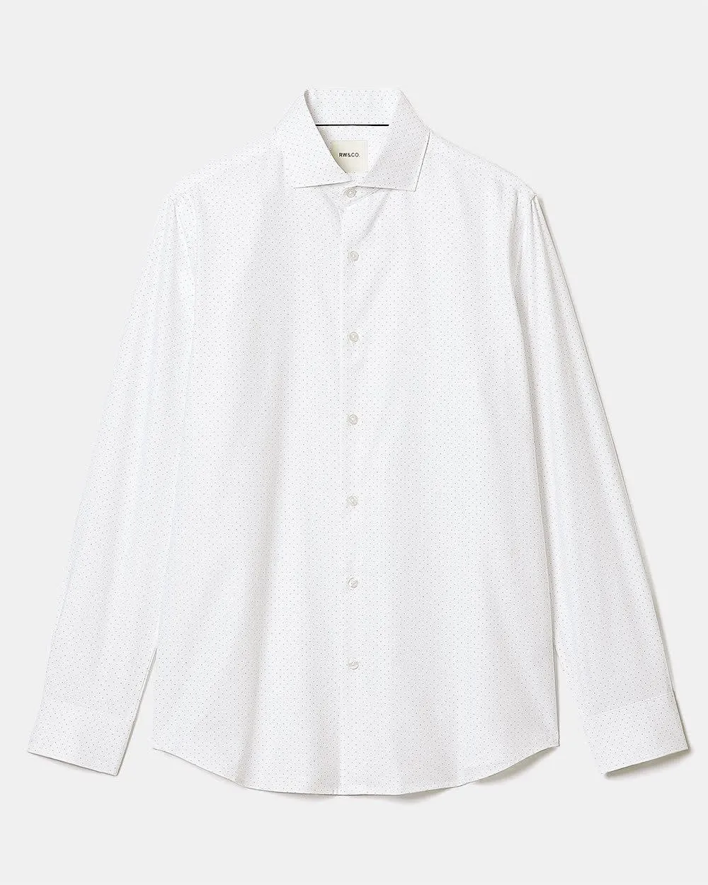 Dotted Regular-Fit Dress Shirt sold by RW&CO. product image thumbnail 2