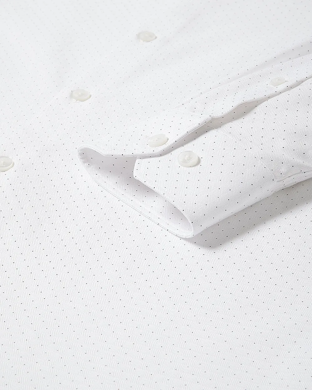 Dotted Regular-Fit Dress Shirt sold by RW&CO. product image thumbnail 5