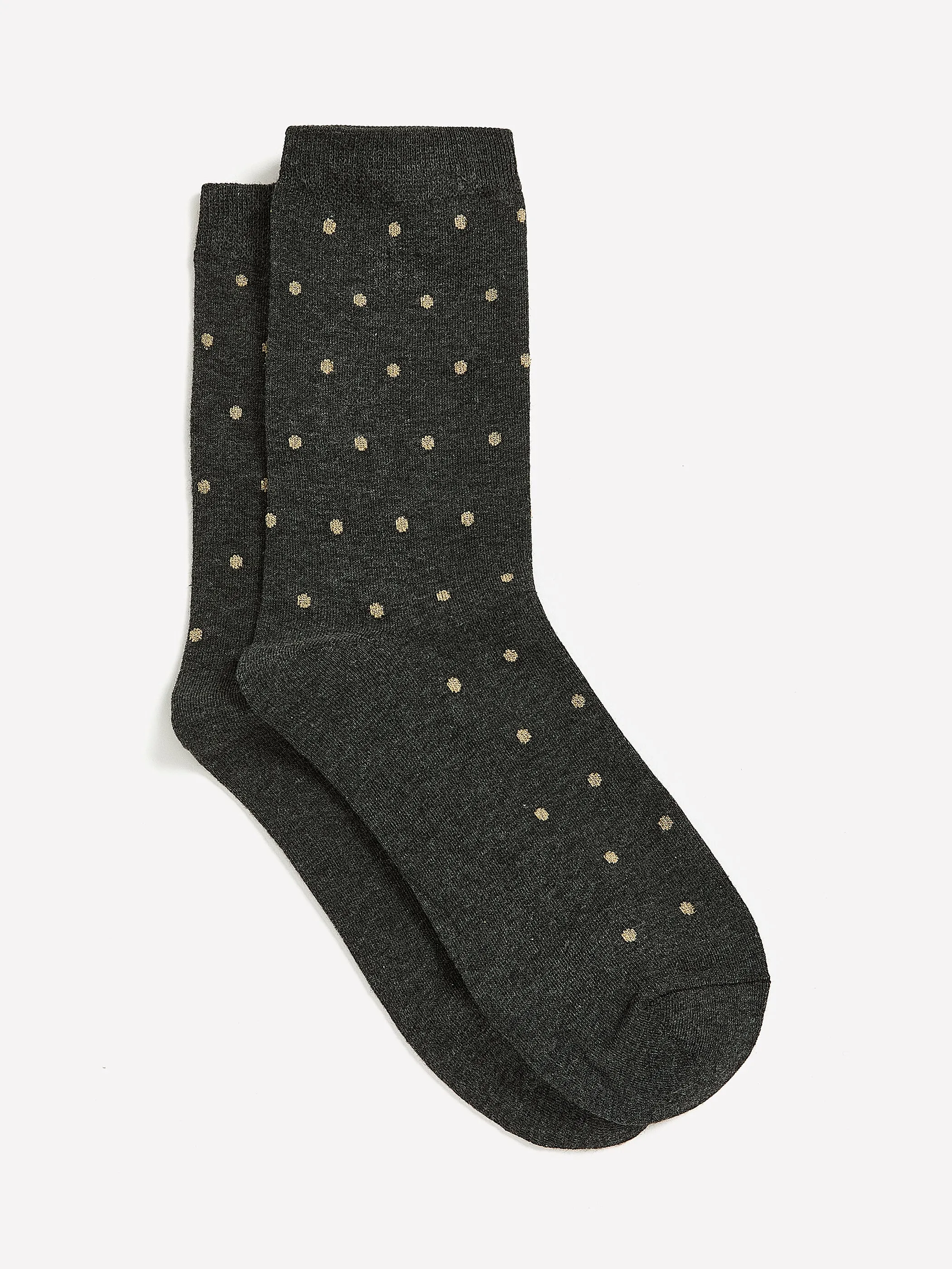 Dotted Crew Socks with Metallic Fibres sold by RW&CO.