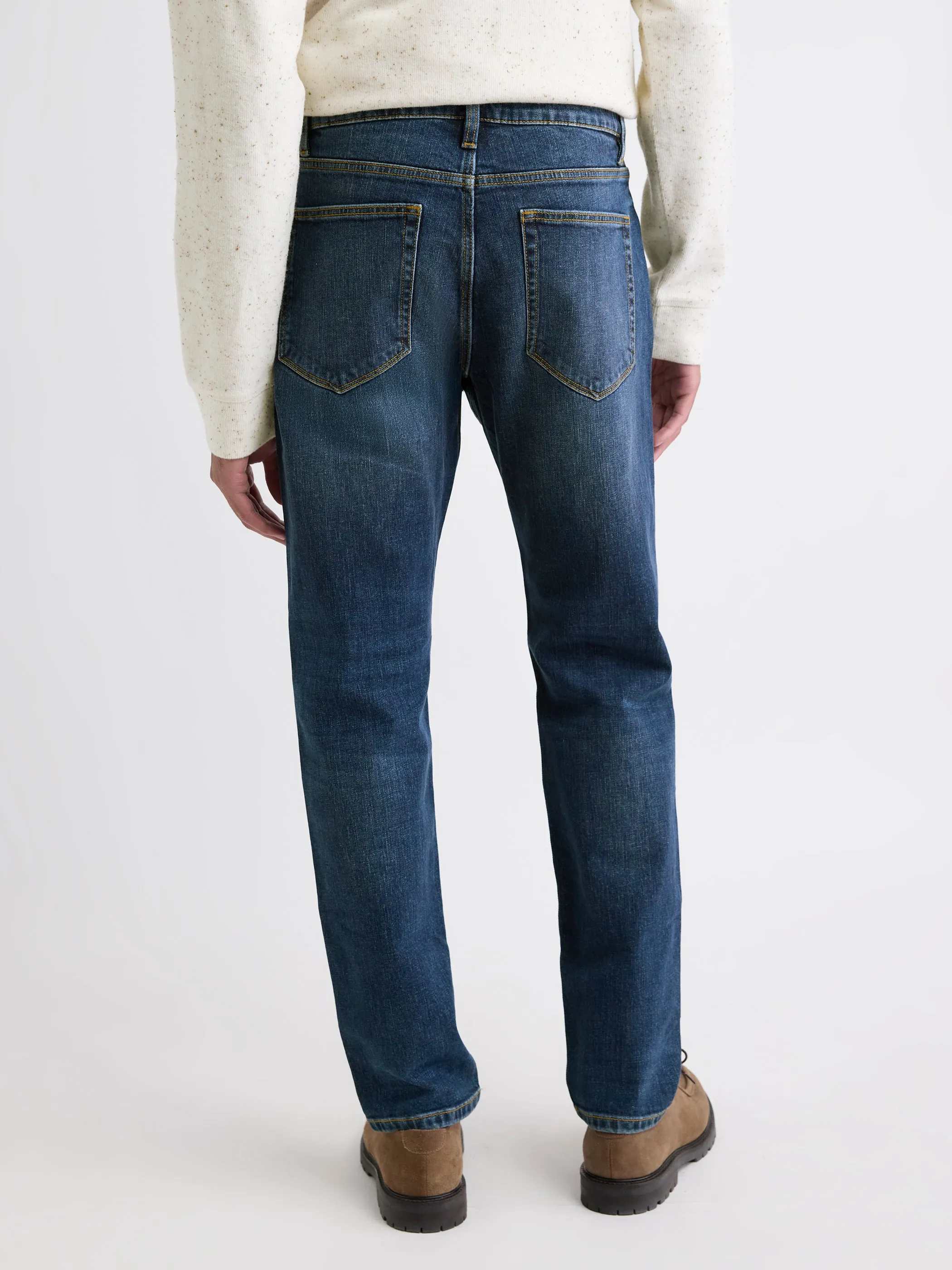 Slim-Fit Dark-Wash Jeans sold by RW&CO. product image thumbnail 3