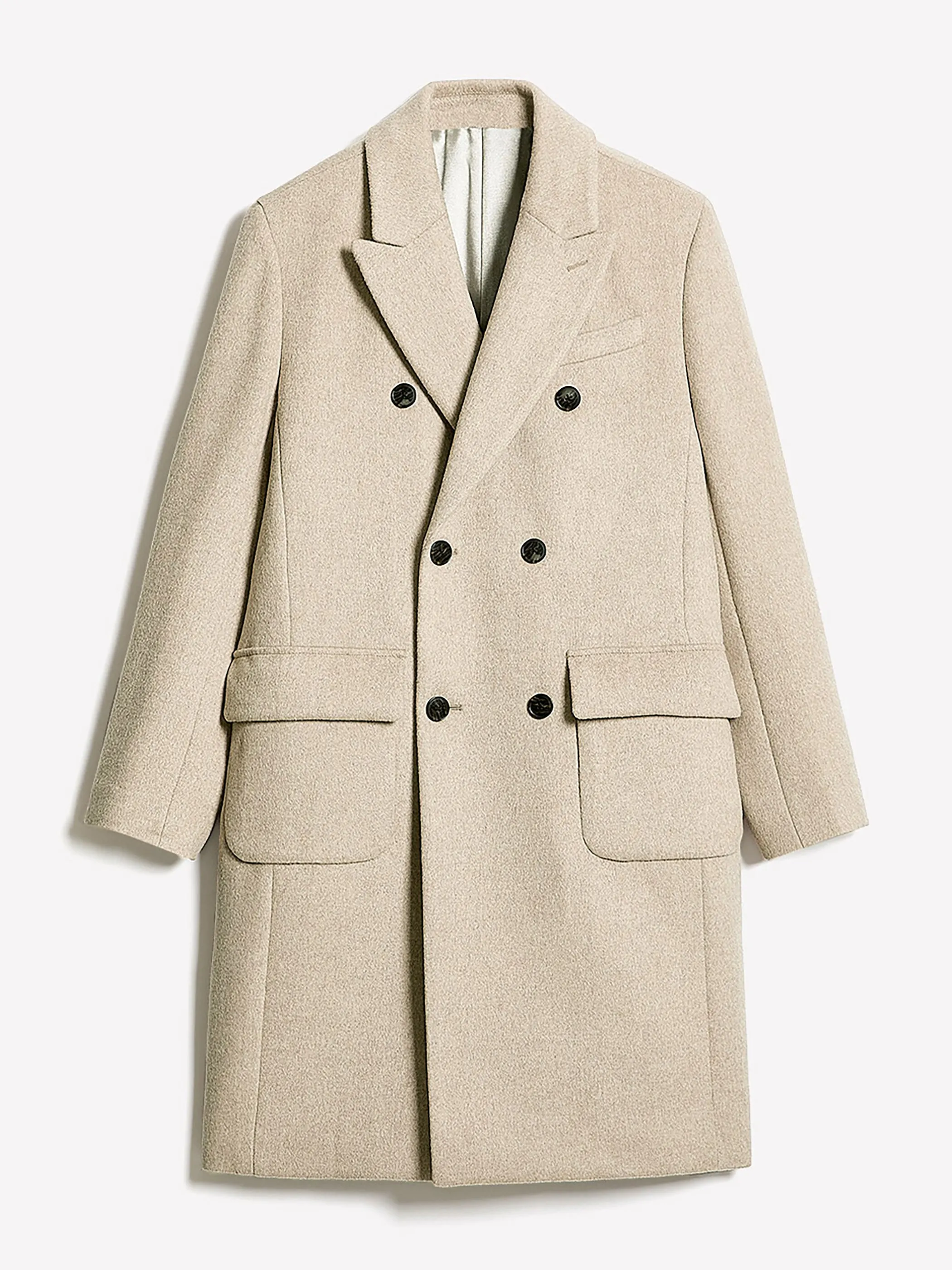 Classic Wool-Blend Coat with Tailored Collar sold by RW&CO. product image thumbnail 4
