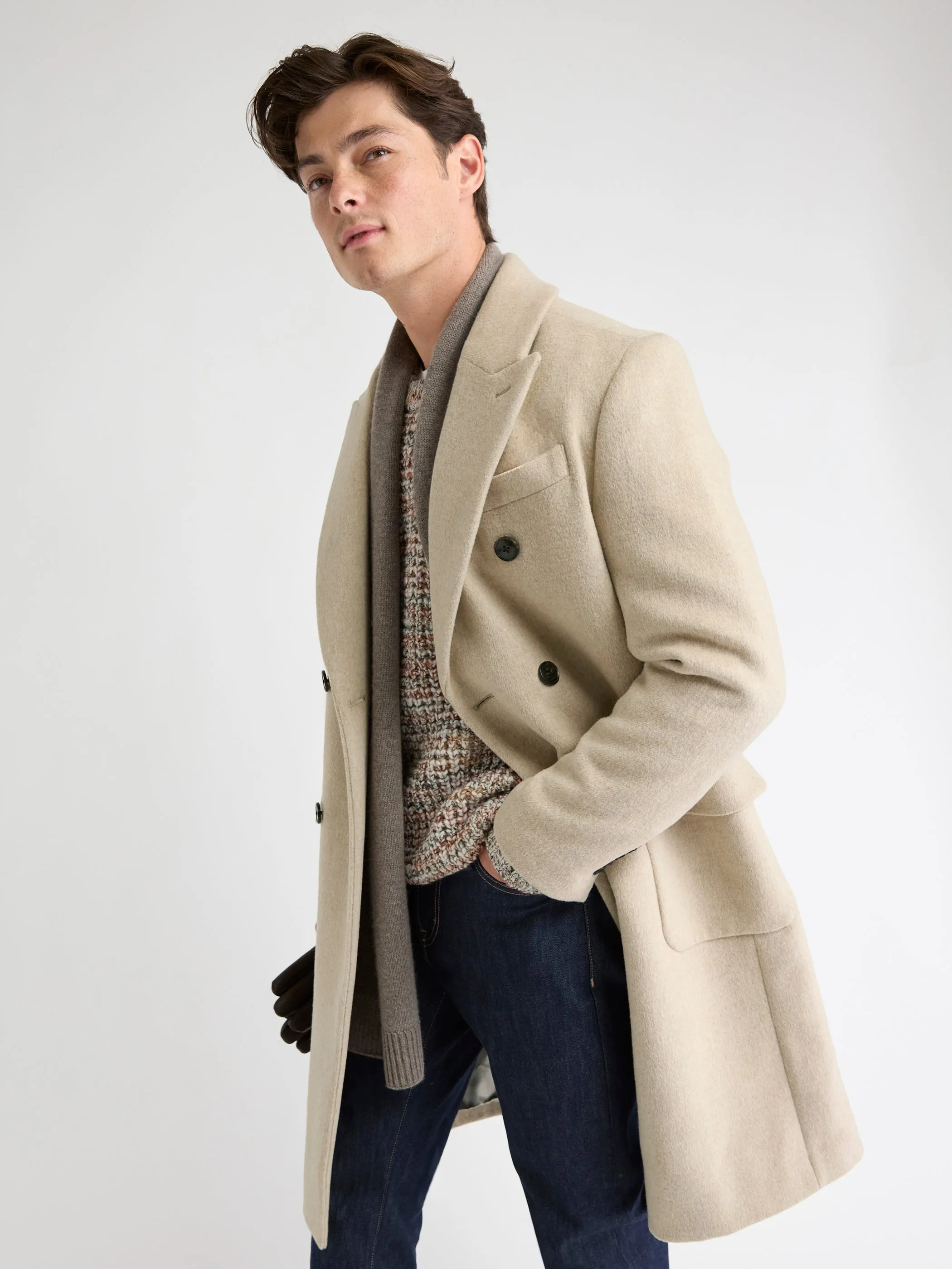Classic Wool-Blend Coat with Tailored Collar sold by RW&CO. product image thumbnail 2