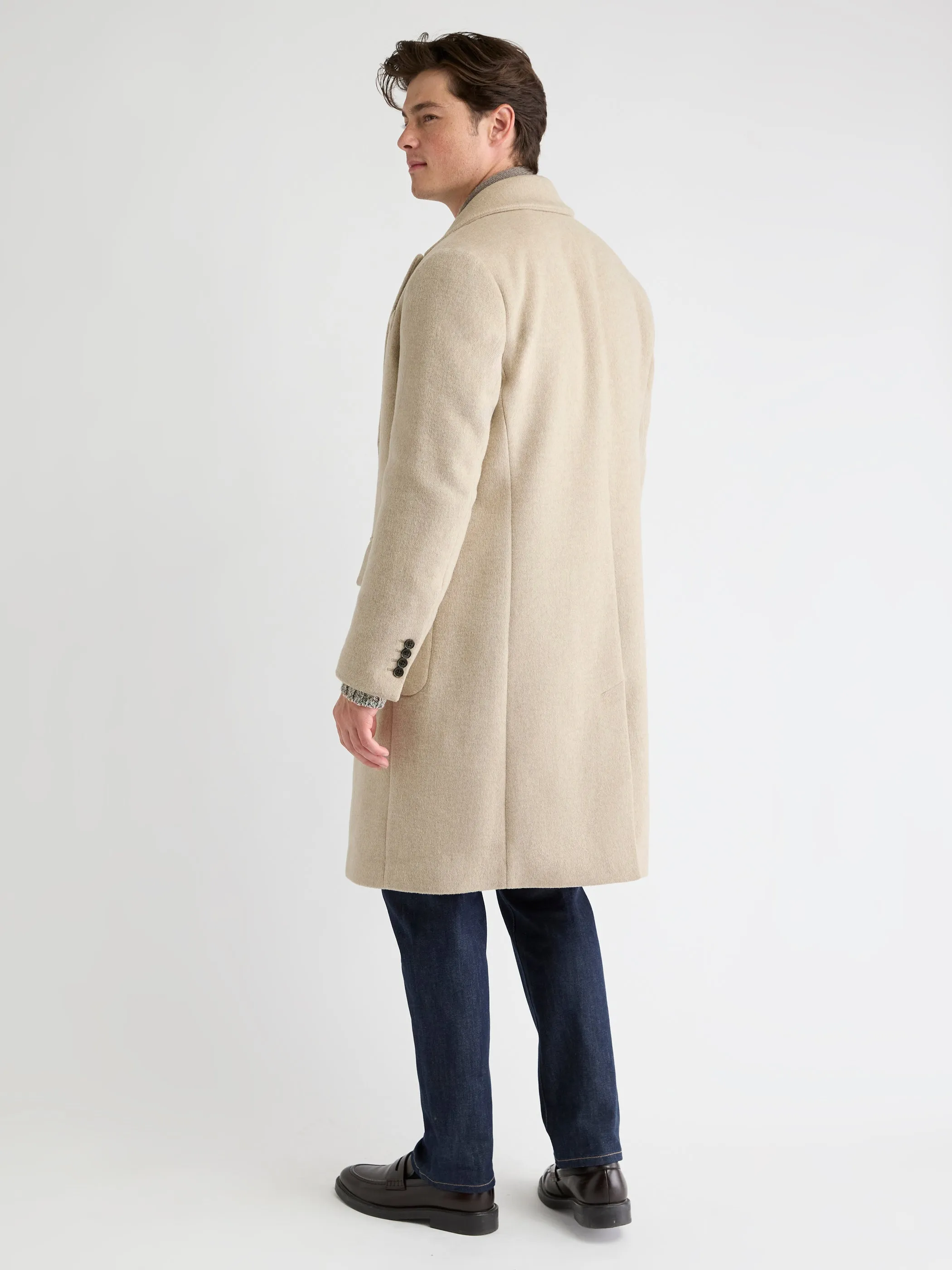 Classic Wool-Blend Coat with Tailored Collar sold by RW&CO. product image thumbnail 3