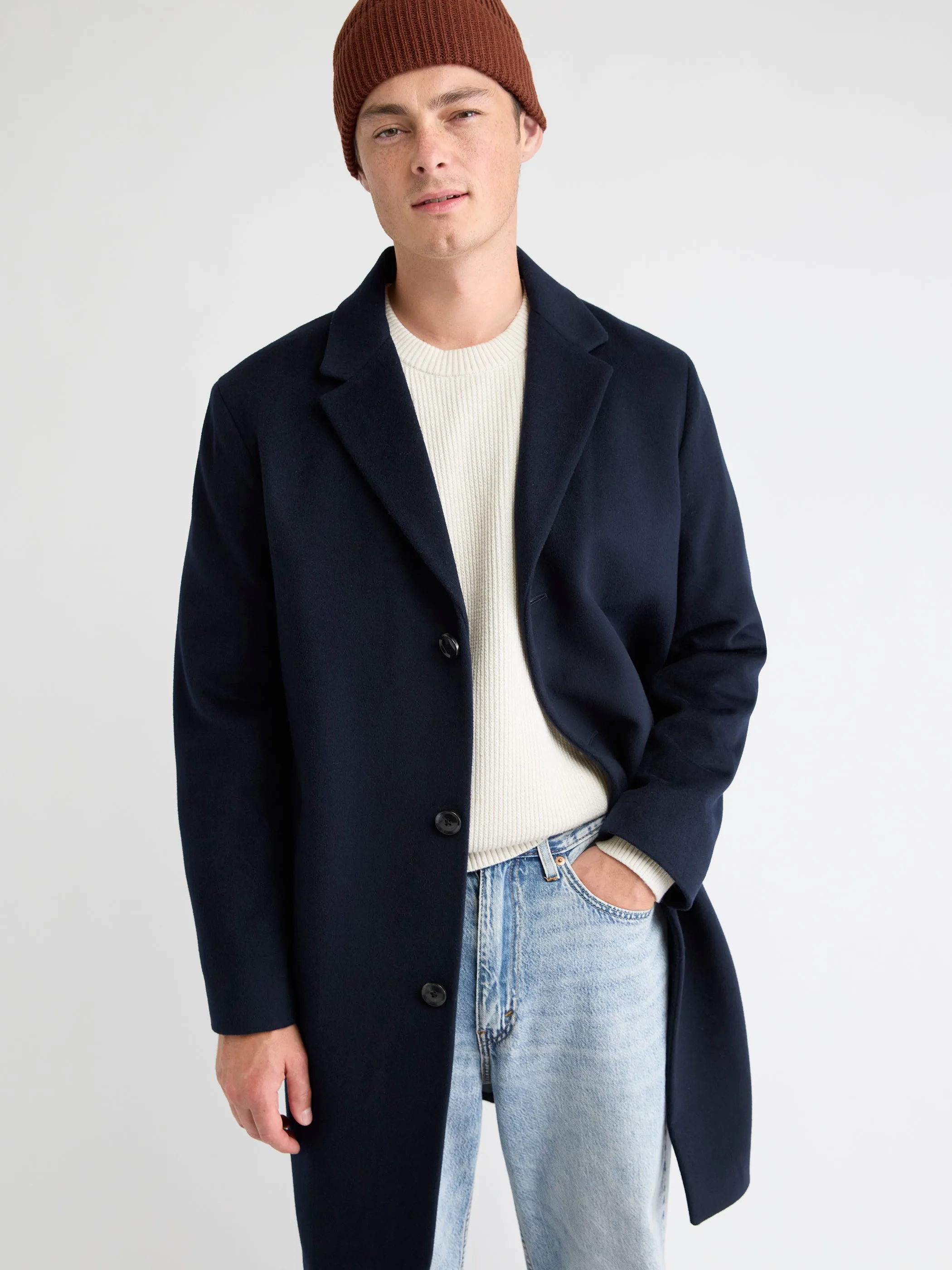 Classic Wool Coat with Tailored Collar sold by RW&CO. product image thumbnail 2