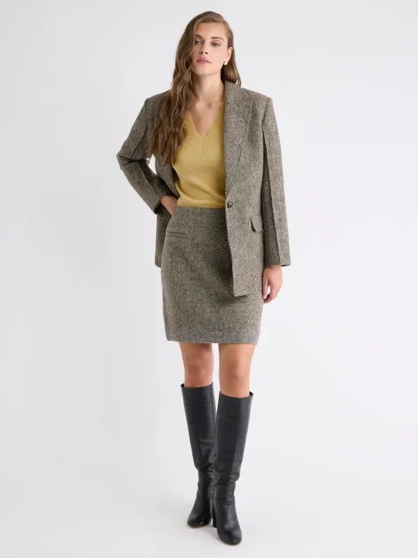 Tweed A-Line Mini Skirt sold by RW&CO.