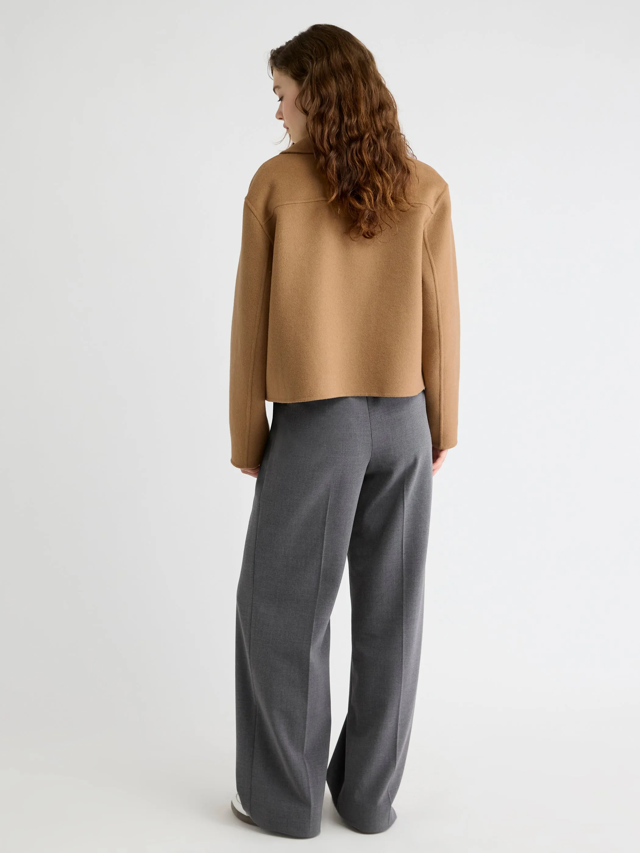 Wool-Blend Double-Face Worker Jacket sold by RW&CO. product image thumbnail 3