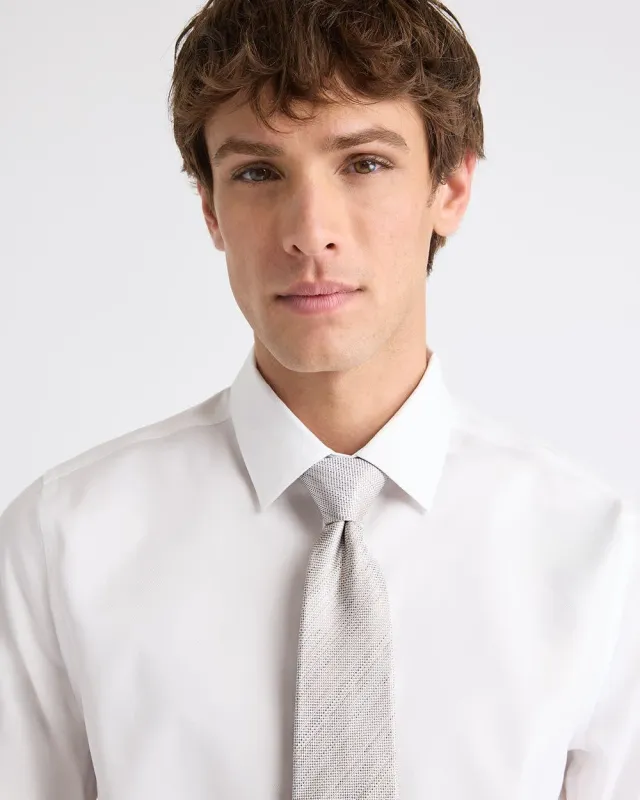 Wide Beige Textured Tie sold by RW&CO.