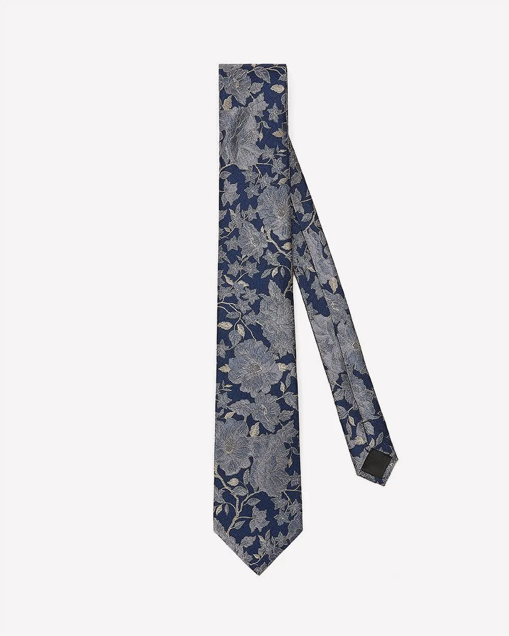 Blue Regular Tie with Floral Pattern sold by RW&CO. product image thumbnail 3