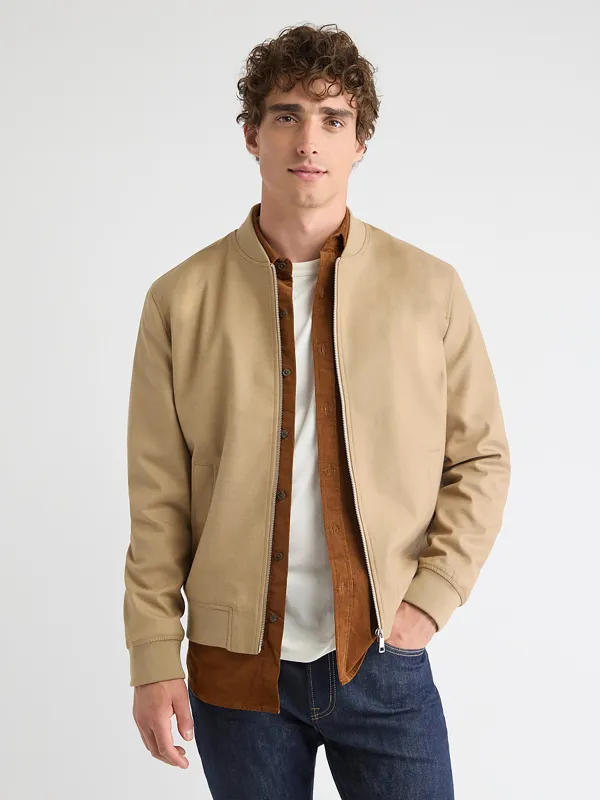 Brushed Twill Bomber Jacket sold by RW&CO.