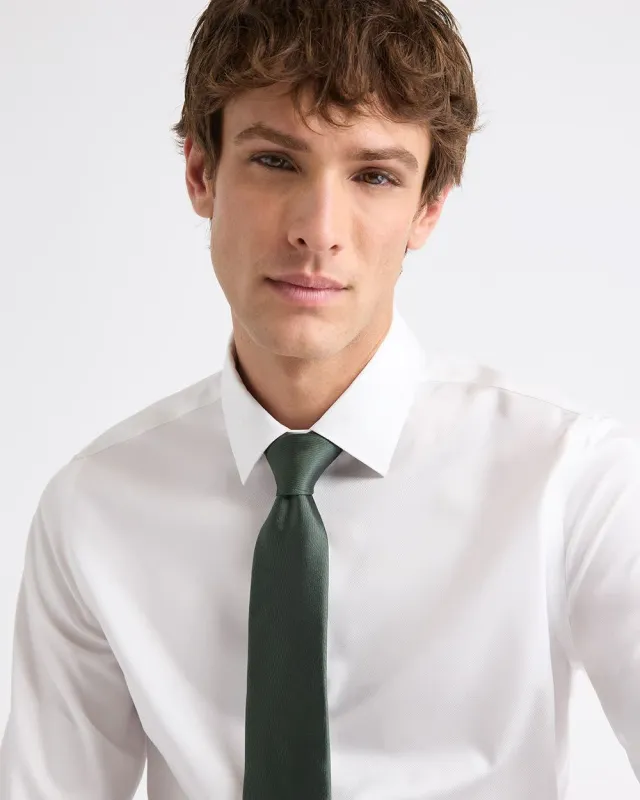 Solid Green Regular Tie sold by RW&CO.