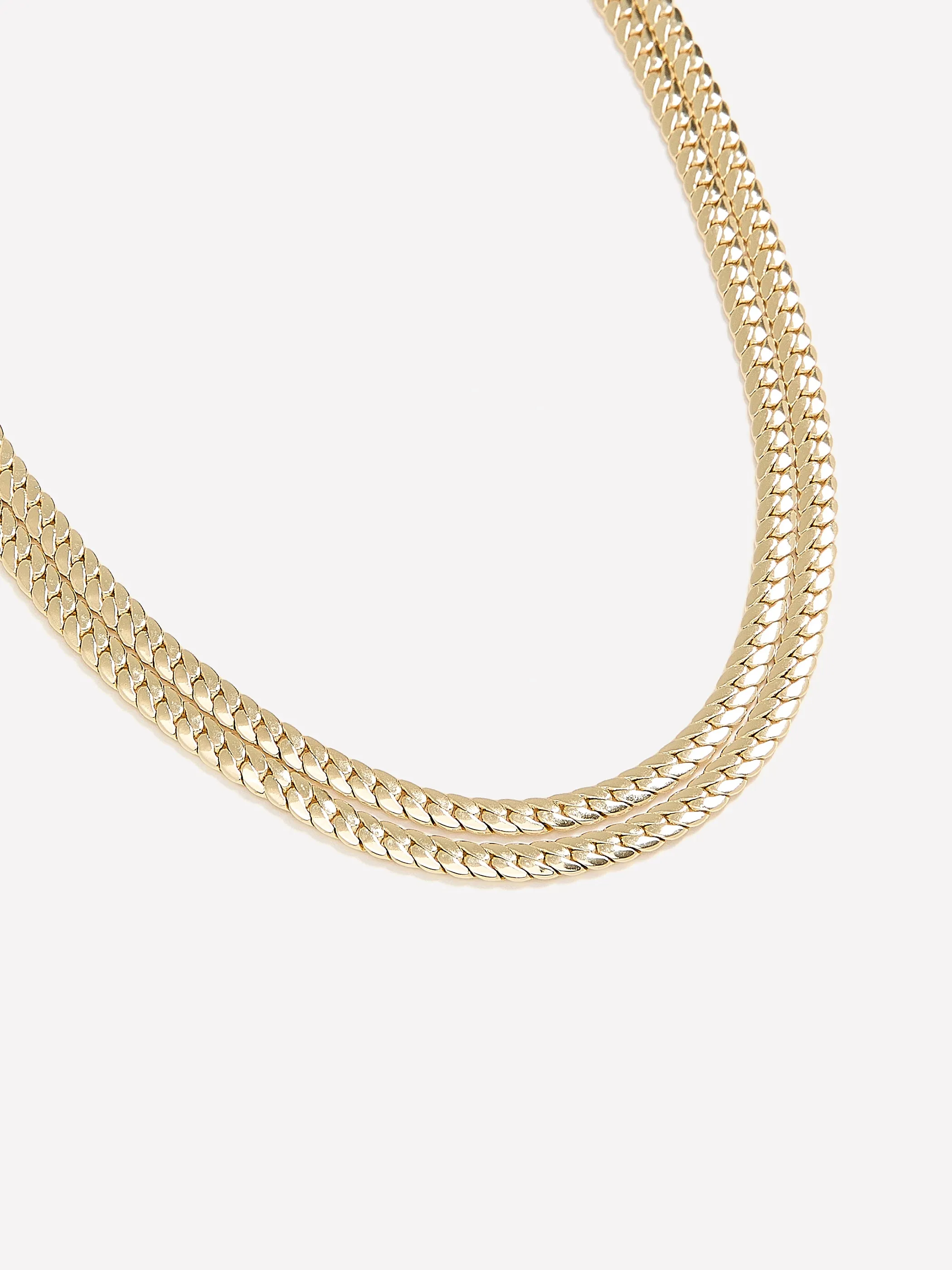 Double-Chain Necklace sold by RW&CO. product image thumbnail 2
