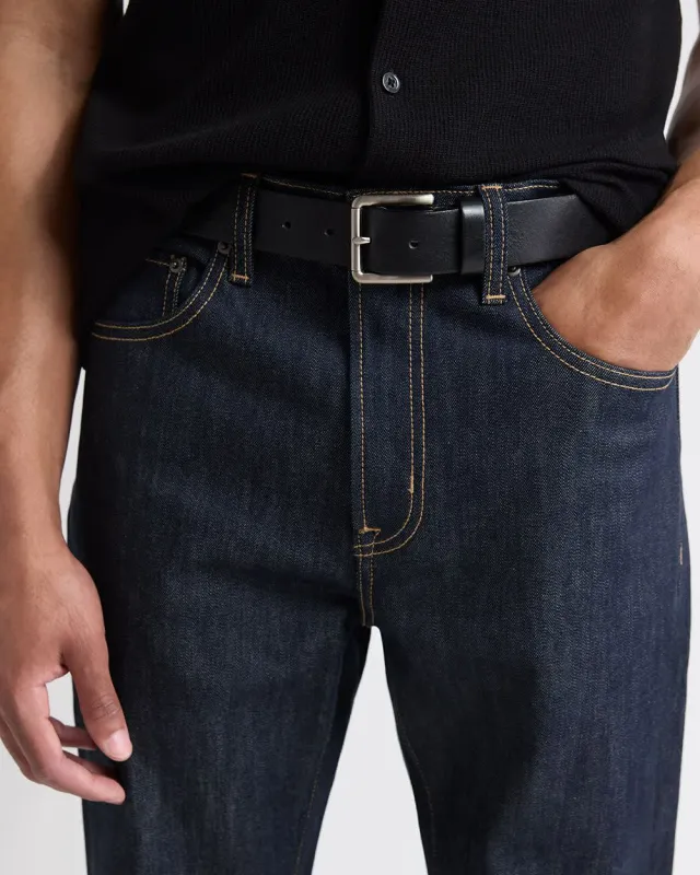 Italian Leather Casual Belt made by RW&CO.