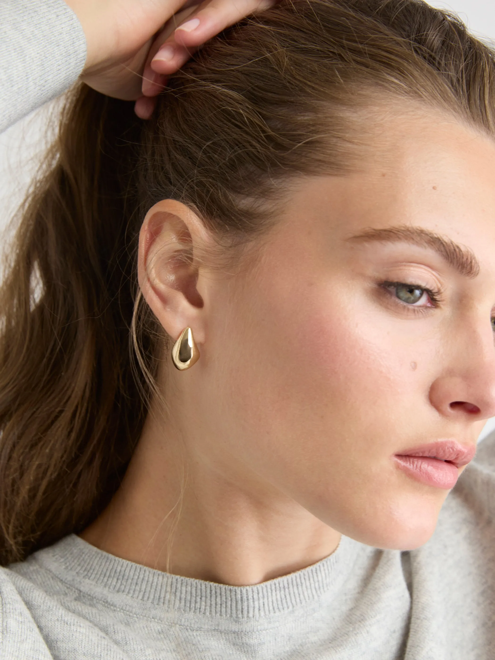 Sculptural Stud Earrings sold by RW&CO. product image thumbnail 4