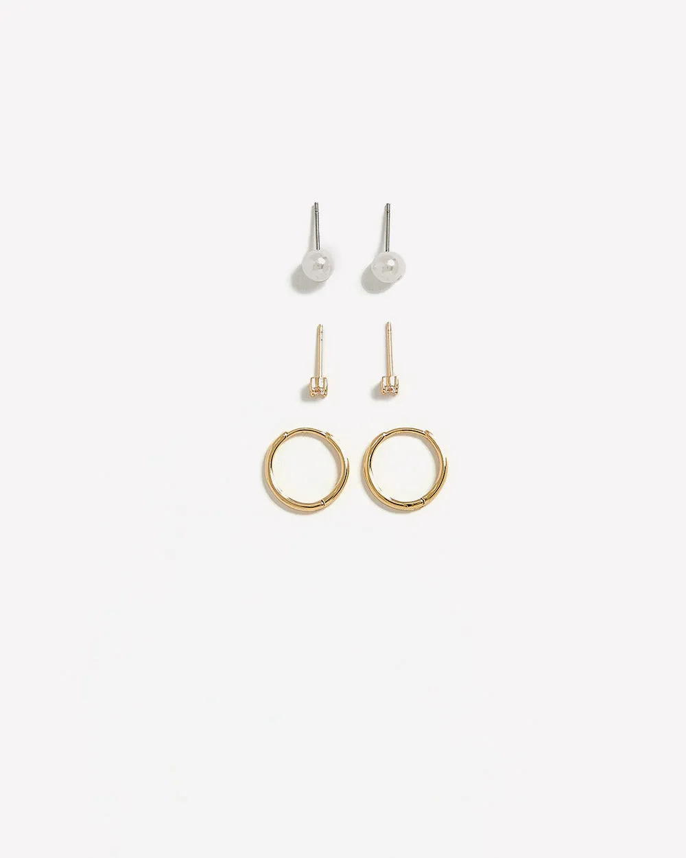 Essential Earrings - 3 Pairs sold by RW&CO. product image thumbnail 2