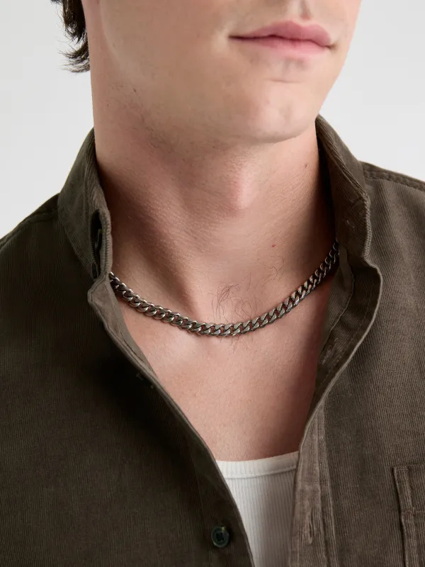 Stainless Steel Flat Necklace sold by RW&CO.