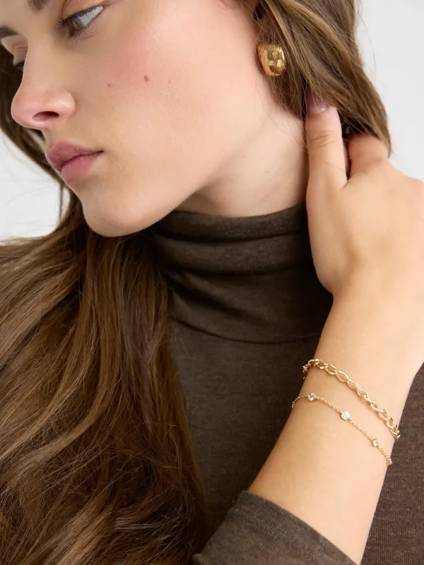 Ribbed Elastic Bangle sold by RW&CO.