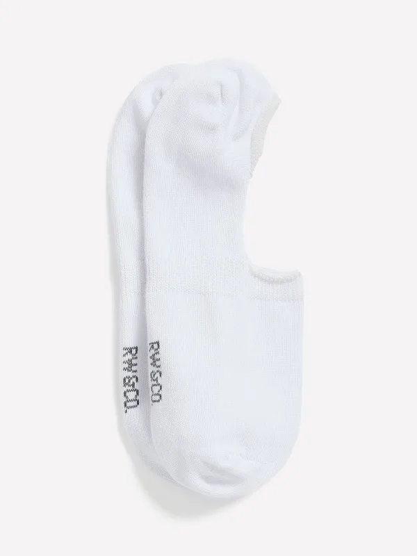 Coolmax (R) White No-Show Socks made by RW&CO.