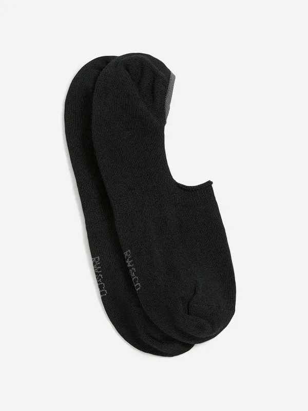Coolmax (R) Black No-Show Socks sold by RW&CO.