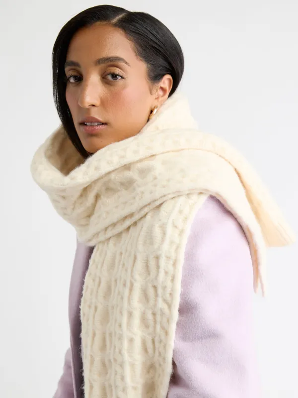 Cable-Knit Scarf sold by RW&CO.