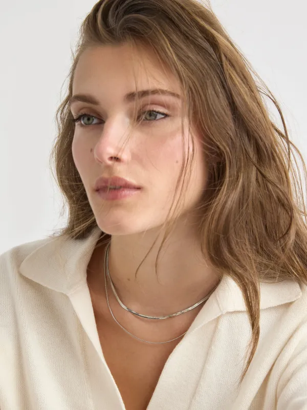 Double-Snake-Chain Necklace sold by RW&CO.