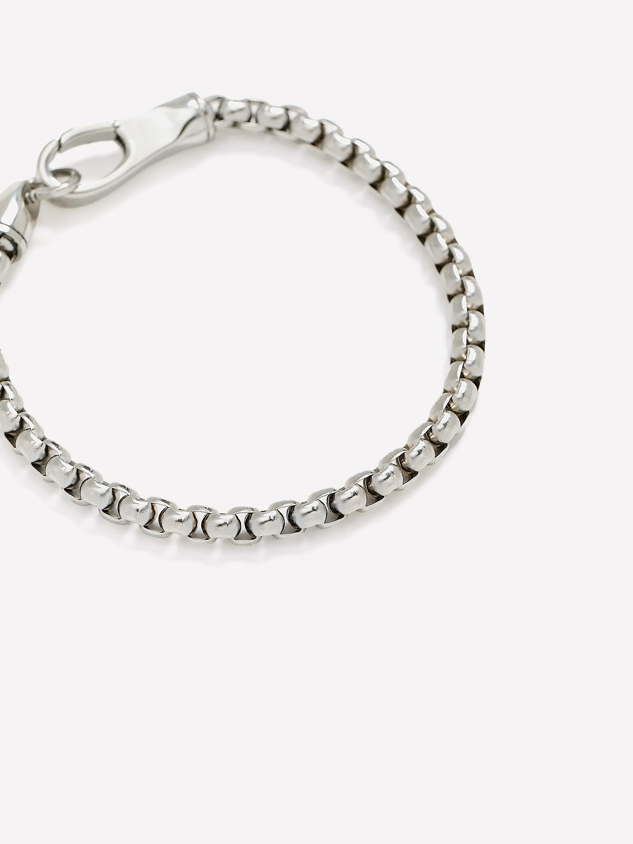 Stainless Steel Box Chain Bracelet sold by RW&CO. product image thumbnail 2
