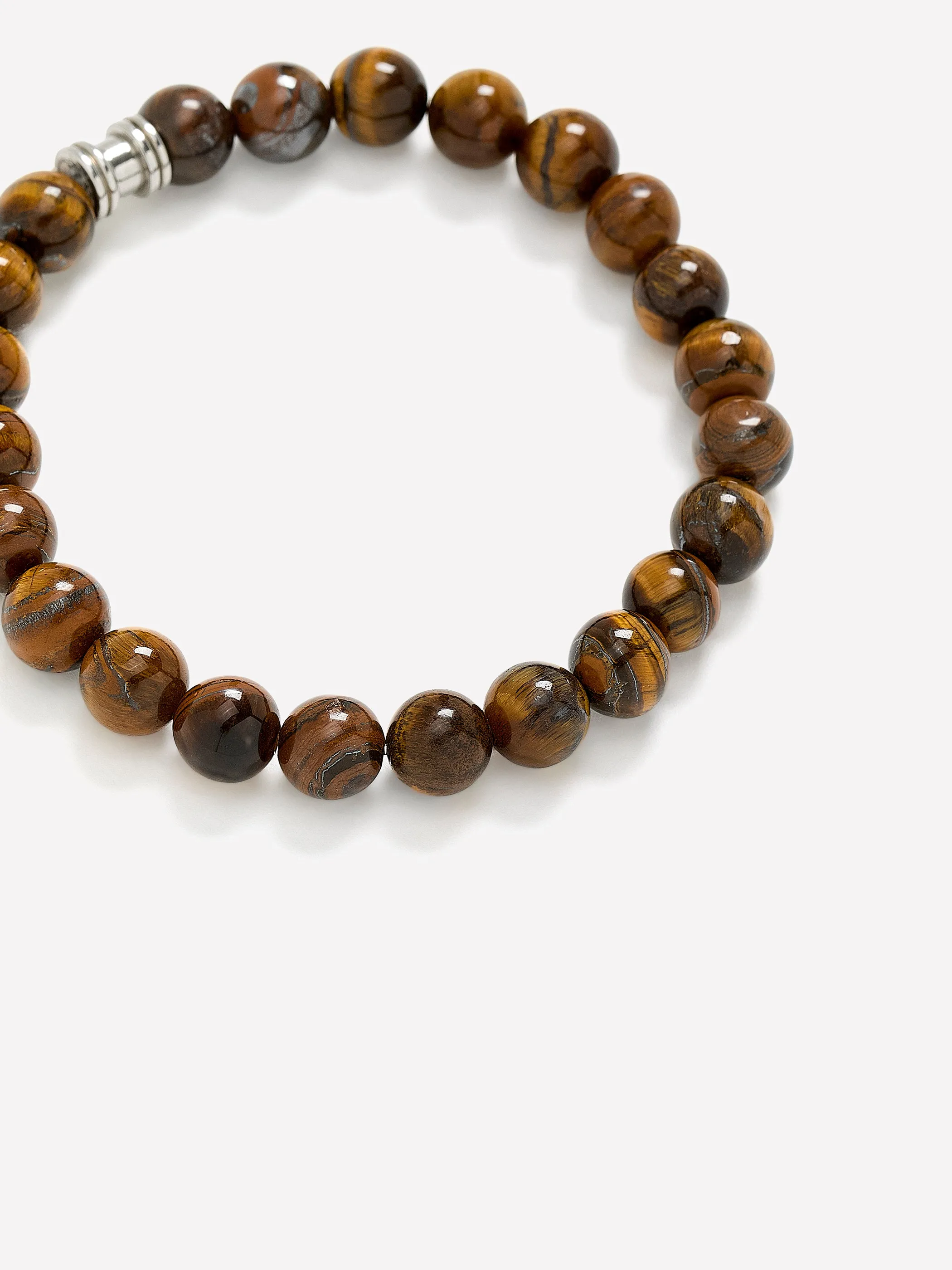 Tiger Eye Beaded Bracelet sold by RW&CO. product image thumbnail 2