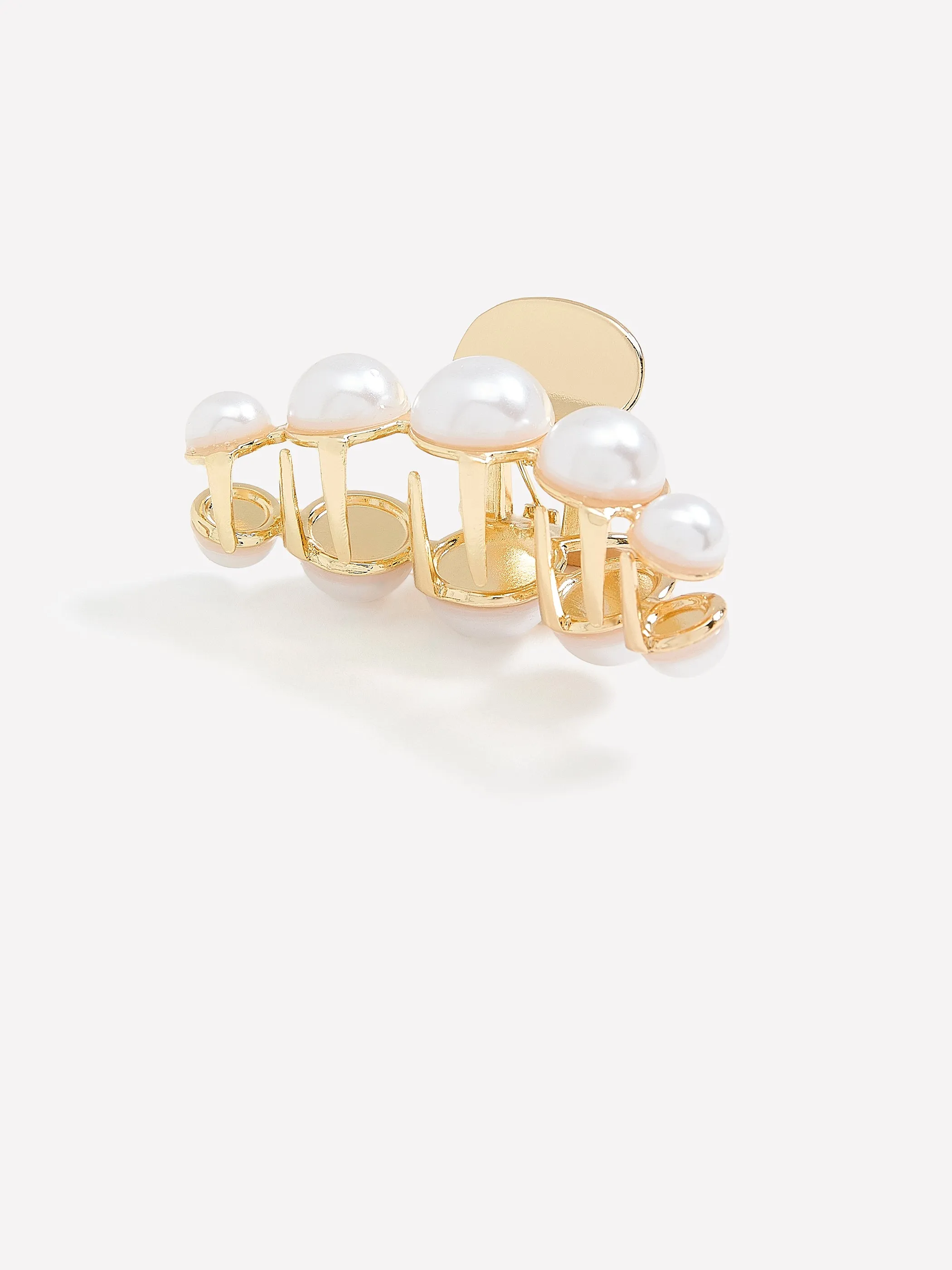 Metal Hair Gripper with Pearls sold by RW&CO. product image thumbnail 2