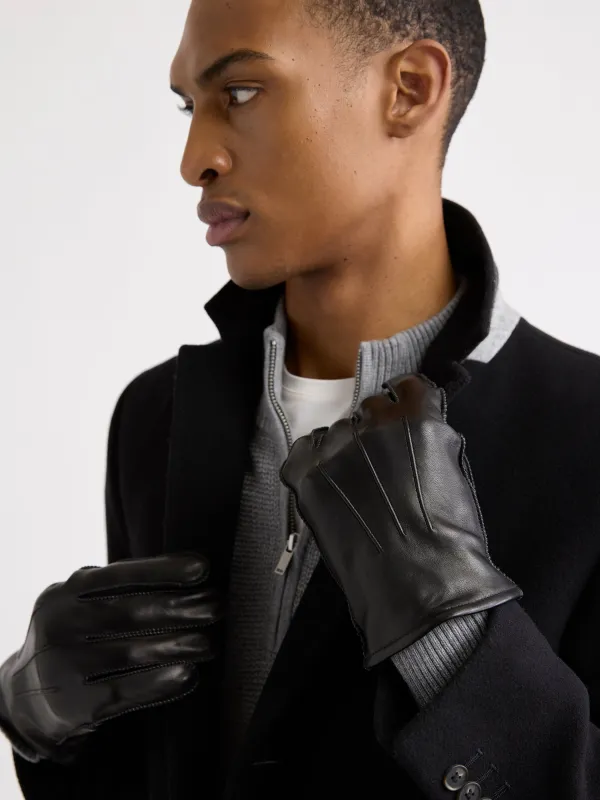 Leather Gloves with Cashmere Lining sold by RW&CO.