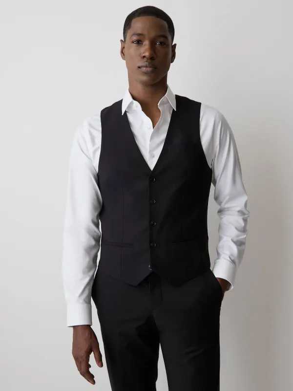 Wool-Blend Suiting Vest sold by RW&CO.